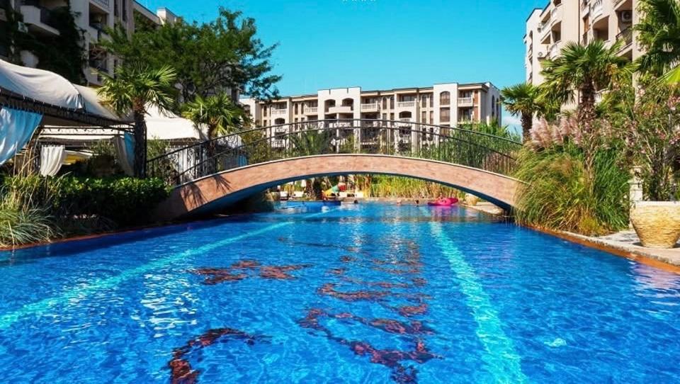 Wonderful Deluxe Appartement In Cascadas Family Resort Sunny Beach Esterno foto